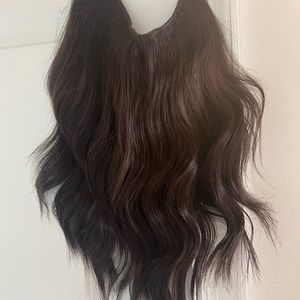 Halocouture Halo Hair Extensions 18 inch #2 Dark Brown